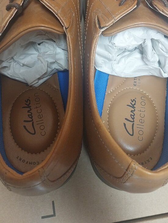 Clarks‎ Men\'s Whiddon Cap Oxford - Dark Tan Leather - Size 12 main image 9